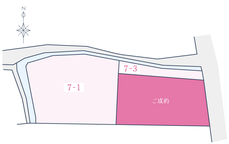 いわき市久之浜町久之浜字立町 区画図