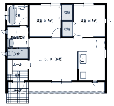 H-15 間取り