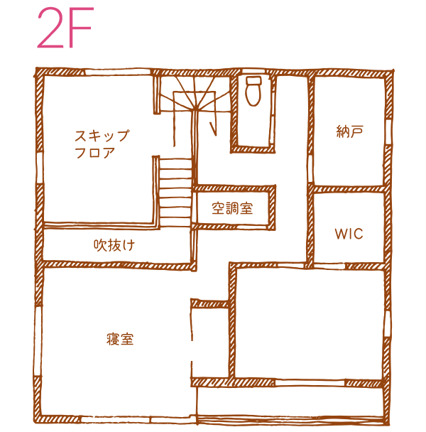 はるる 間取り2F